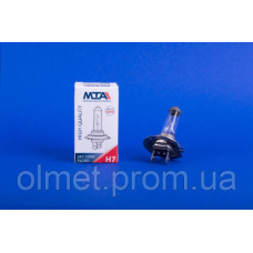 Лампа автомобільна H7 24V 100W PX26D 1750 lm (ближна/даля, протитуманна) (1 шт.) MTA