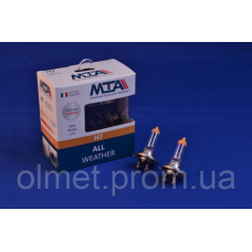 Лампа автомобільна H7 12 V 55 W PX26D ALL WEATHER (2 шт.) (ближна/даля, протитуманна) MTA