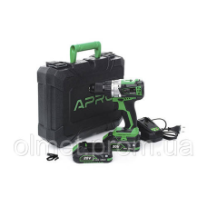 Дриль-шурупокрут безщітковий APRO 20 В, 2 А, 20DB, 2 АКБ, ЗП, кейс