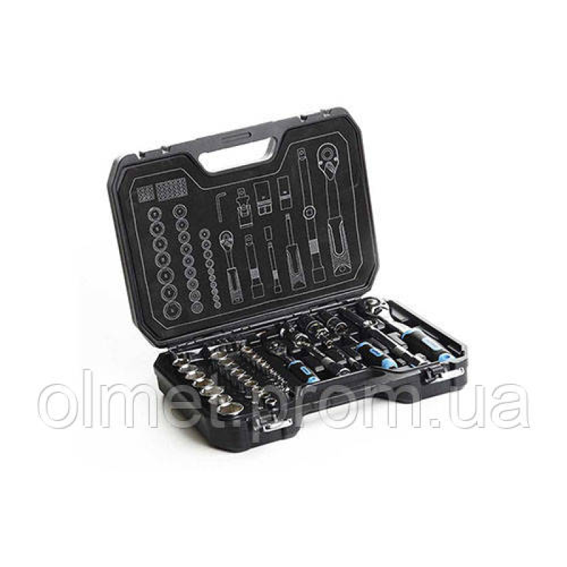 Набор насадок CrV ¼, ½  ( 90Т) (73 шт) APRO