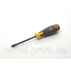 Викрутка композитна ручка CrV SL6x100 мм (плоска) (воронна) СИЛА