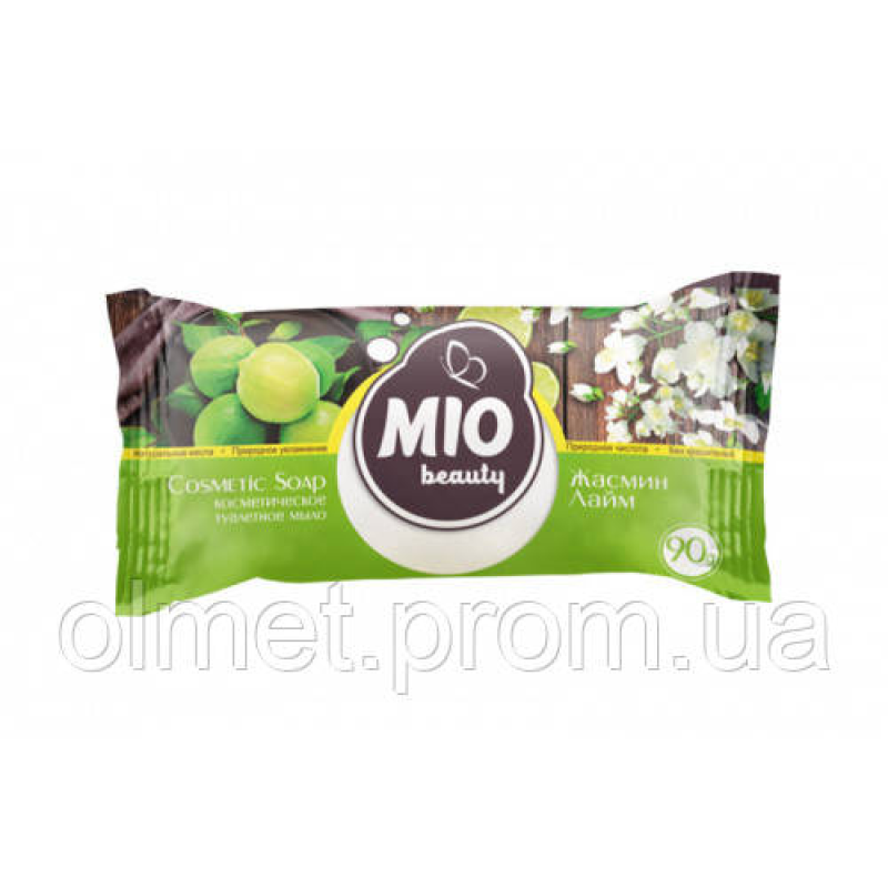 Мило туалетне тверде косметичне Лайм Жасмин 90 г ТМ Mio Beauty