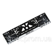 Рамка номера пластик (книжка, з написом Sparco), (комплект — 2 шт.) AURORA