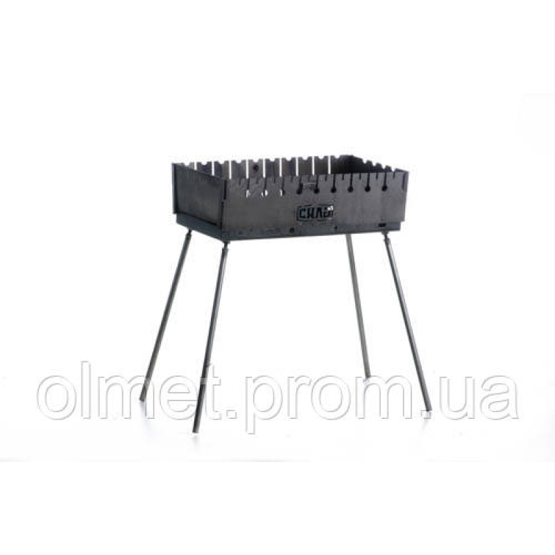 Мангал розкладний (кейс) товщина 2 мм на 10 шампурів СИЛА Мангал розкладний (кейс) товщина 2 мм на 10 шампурів СИЛА