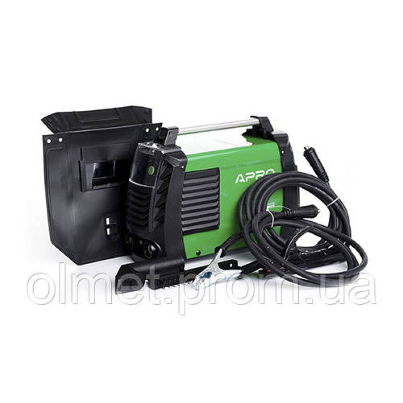 Зварювальний апарат інверторний APRO MMA-160 LV, ялин.5 мм, + набір кабелів Зварювальний апарат інверторний APRO MMA-160 LV, ялин.5 мм, + набір кабелів