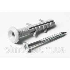 Дюбель-цвяшник швидкого монтажу 6*60 грибок (пач 100шт) поліетиленовий APRO