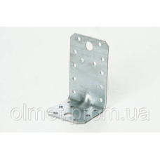 Косинець універсальний із посиленим ребром 90х50х55х2.0 мм оц. (пачка, раз 10 шт.) APRO