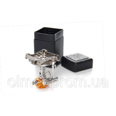 Портативний газовий пальник для кемпінгу Міні складаний з п“єзопідпалом 70*58*81мм СІЛА