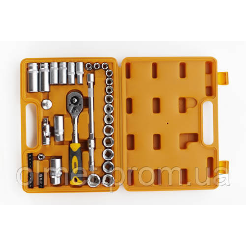 Набір насадок CrV 3/8 (39 шт.) Стандарт СІЛА