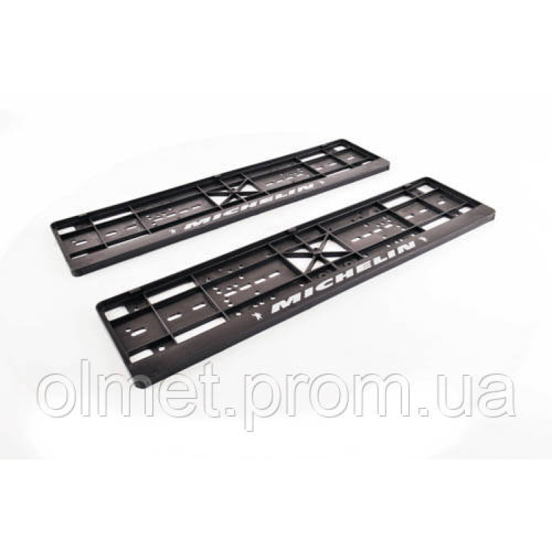Рамка номерного знака “книжка“ (з написом Michelin) (комплект — 2 шт.) AURORA Рамка номерного знака “книжка“ (з написом Michelin) (комплект — 2 шт.) AURORA