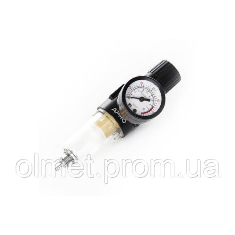 Фільтр-вологовіддільник з редуктором і манометром 500 л/хв 1⁄4` APRO