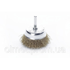 Щітка чаша латуновий дріт 75 мм (дриль) APRO
