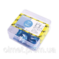 Запобіжники (плоскі міні 15 А) (50 шт.) WTE