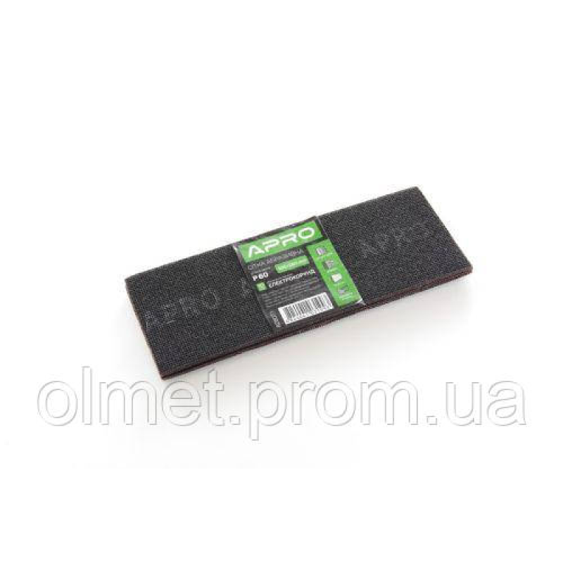 Сітка абразивна APRO P60 105*280 мм електрокорунд (10 шт.)
