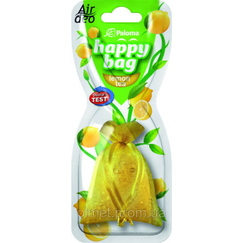 Ароматизатор Paloma Happy Bag 15 g, LEMON TEA (мішочок) Ароматизатор Paloma Happy Bag 15 g, LEMON TEA (мішочок)