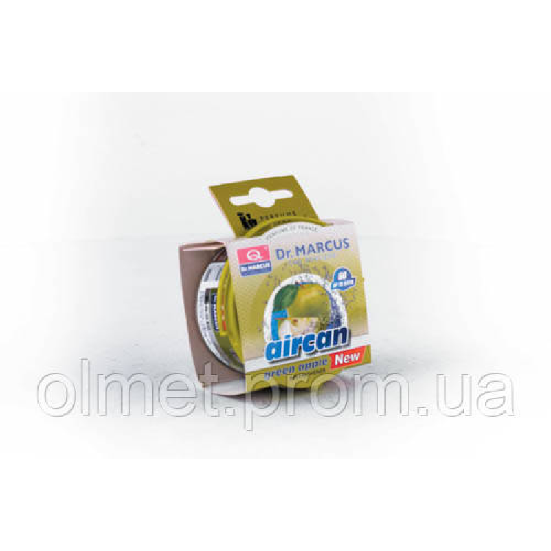 Ароматизатор AIRCAN зелене яблуко (Green apple) 40g банка (під сидіння) Ароматизатор AIRCAN зелене яблуко (Green apple) 40g банка (під сидіння)