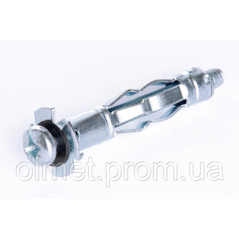 Анкер Моллі з гвинтом М4*38 цинк білий (пач 25 шт.) APRO