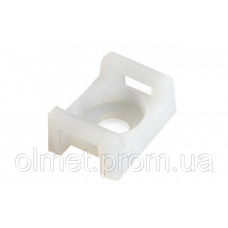 Майданчик для кабельних стяжок із монтажним отвором 22x15x9x5мм (пач 100шт) APRO