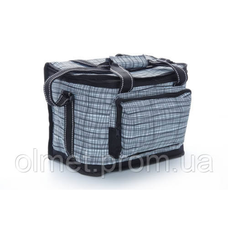 Термосумка 15 л чорно-біла (32*20*24 см) СИЛА Термосумка 15 л чорно-біла (32*20*24 см) СИЛА