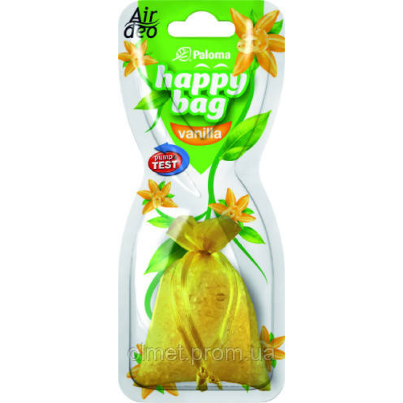 Ароматизатор Paloma Happy Bag 15g, VANILLA (мішочок) Ароматизатор Paloma Happy Bag 15g, VANILLA (мішочок)