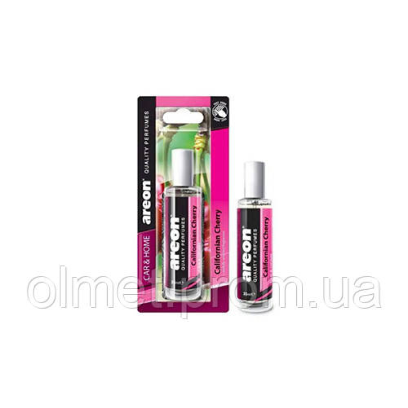 Ароматизатор Areon Perfume Каліфорнійська вишня 35 мл (спрей) Ароматизатор Areon Perfume Каліфорнійська вишня 35 мл (спрей)
