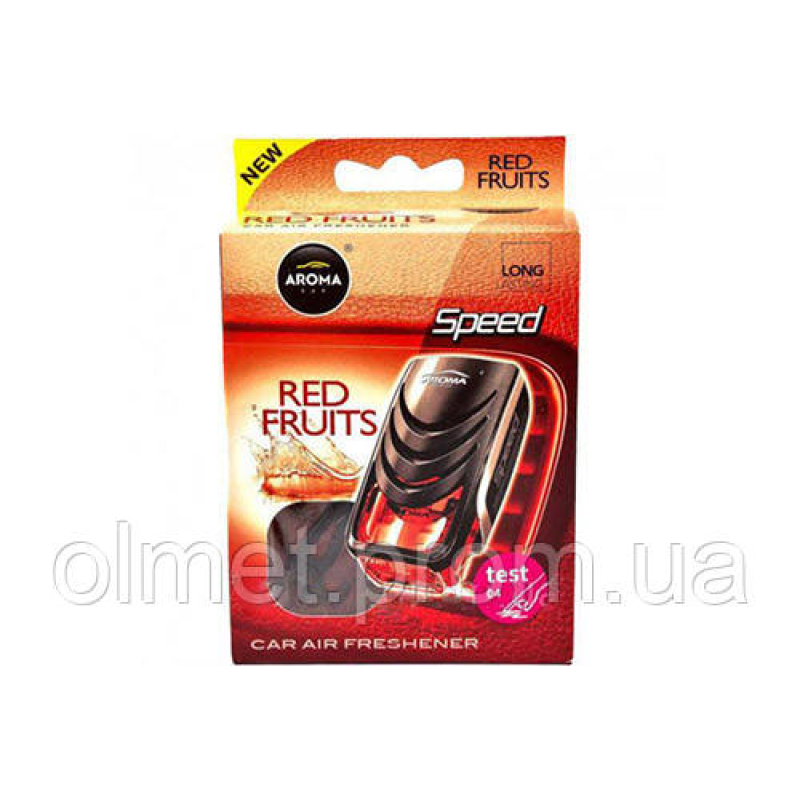 Ароматизатор AROMA CAR Speed Червоні фрукти рідина (на дефлектор)