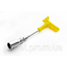 Ключ свічковий 16x250 мм (професійний із посиленою ручкою) СІЛА