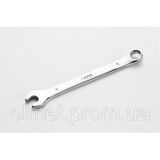 Ключ ріжково-накидний полірований CrV 8 мм СИЛА