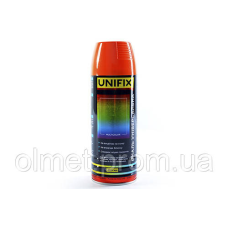 Емаль універсальна акрилова RAL2004 жовтогарячий глянець 400 мл UNIFIX