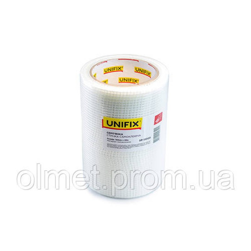 Стрічка скловолоконна серп“янка 150 мм*20 м UNIFIX Стрічка скловолоконна серп“янка 150 мм*20 м UNIFIX