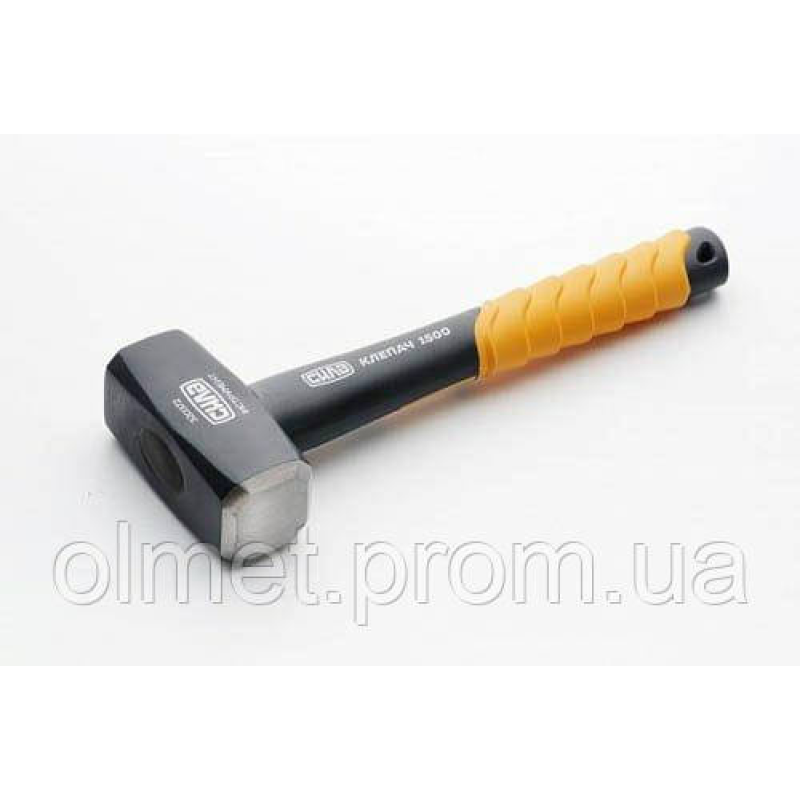 Кувалда з фібергласовою ручкою КЛІПАЧ (2000 г) СИЛА Кувалда з фібергласовою ручкою КЛІПАЧ (2000 г) СИЛА