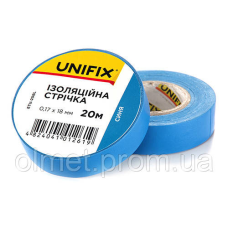 Ізоляційна стрічка синя 0.17х18мм 10 м (пачка, красно 10 шт.) APRO