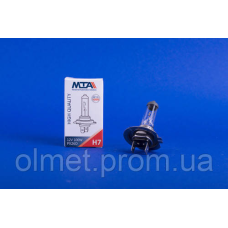 Лампа автомобільна H7 12V 100W PX26D 1750 lm (ближна/даля, протитуманна) (1 шт.) MTA