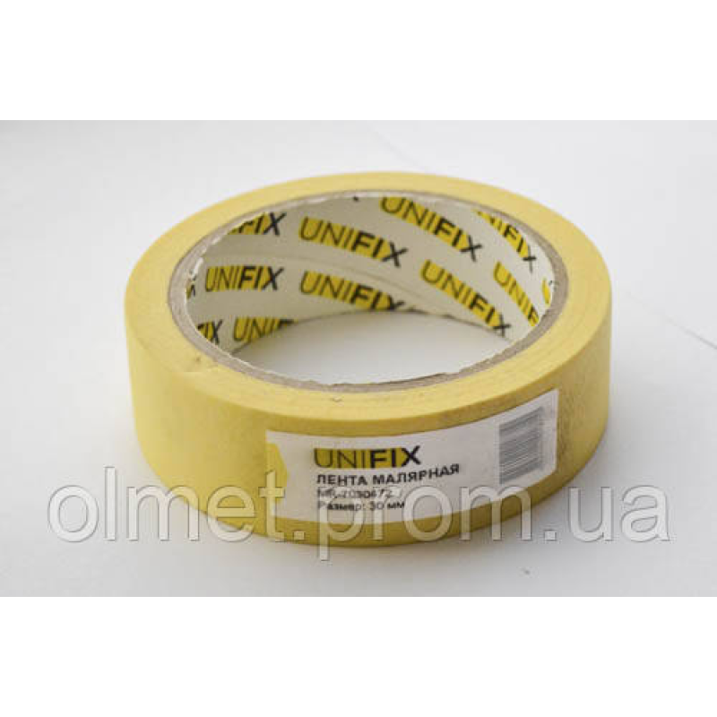 Стрічка клейка малярська 20 мм*40м MR-7030472 UNIFIX