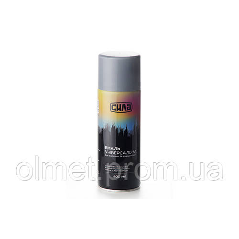 Емаль універсальна RAL 7046 сіра глянсова 400 мл СИЛА Емаль універсальна RAL 7046 сіра глянсова 400 мл СИЛА