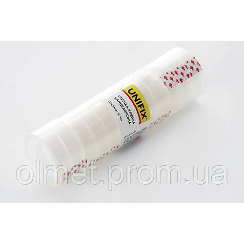 Стрічка клейка канцелярська 20 SKK-210241-20 (12шт) UNIFIX