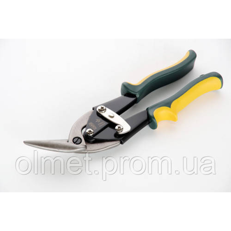 Ножиці для металу CrV 250 мм посилені ліві СИЛА