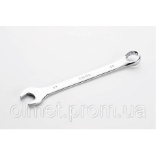 Ключ ріжково-накидний полірований CrV 22 мм СИЛА