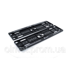 Рамка номерного знака пластик (книжка) (з логотипом Aurora) AURORA