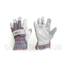 Рукавички комбіновані замшеві р10,5 (економ) СІЛА
