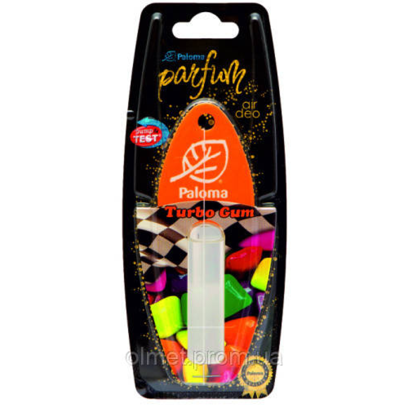 Ароматизатор Paloma Parfume 5ml, TURBO GUM (підвіска з рідиною)