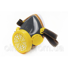 Респіратор протипиловий (клапана — 1 шт., картридж — 1 шт.) СИЛА