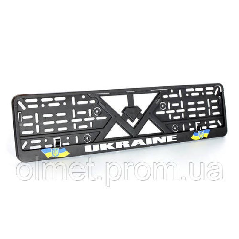 Рамка номерного знака “книжка“ (з написом Ukraine) 12 Atelie