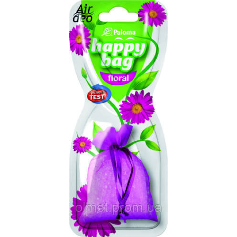 Ароматизатор Paloma Happy Bag 15 g, FLORAL (мішочок) Ароматизатор Paloma Happy Bag 15 g, FLORAL (мішочок)