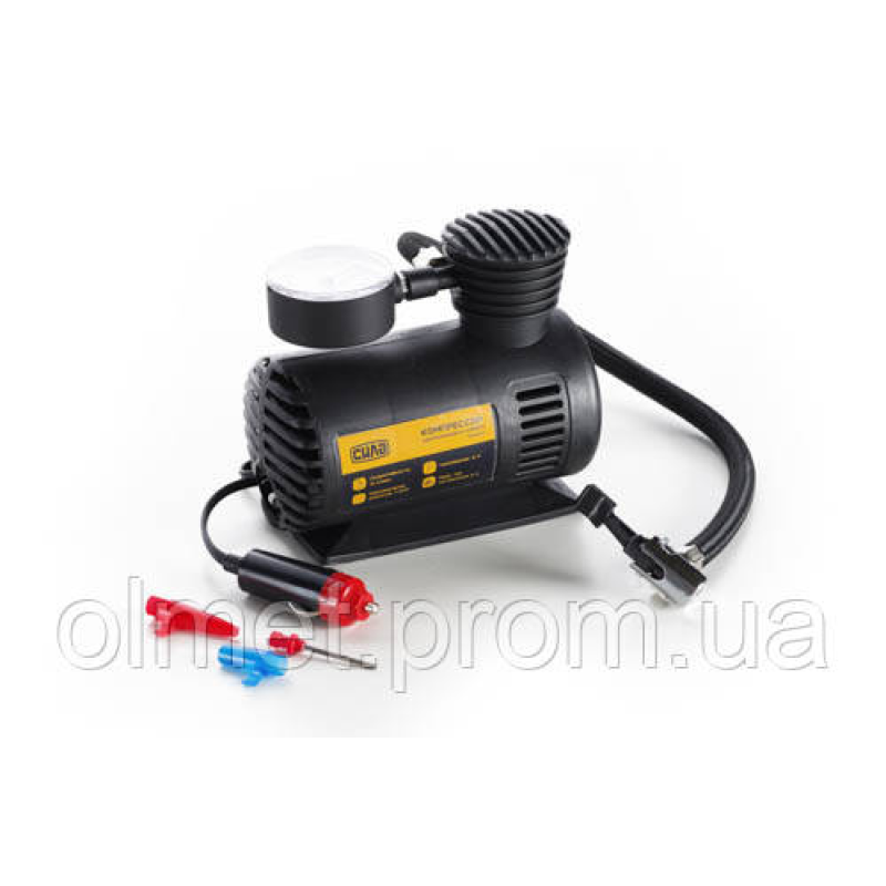 Компресор автомобільний однопоршневий (15 л/хв 7 Атм 8 А) СІЛА