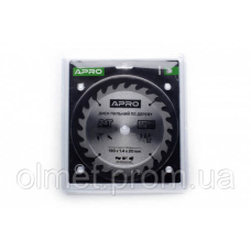 Диск пиляльний для дерева 190х20х24T APRO