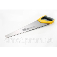 Ножівка за вологою деревиною БЛИСКАВКА 450 мм 2-компонентна ручка СІЛА