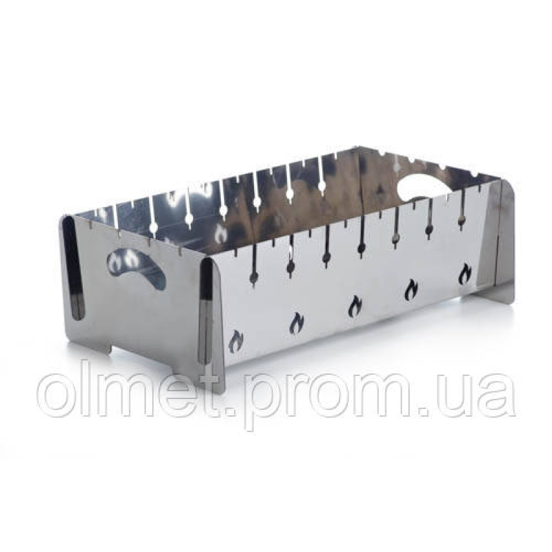 Мангал розбірний із неіржавкої сталі товщина 2 мм на 8 шампурів із чохлом, рукавичками підлоговий СІЛА Мангал розбірний із неіржавкої сталі товщина 2 мм на 8 шампурів із чохлом, рукавичками підлоговий СІЛА