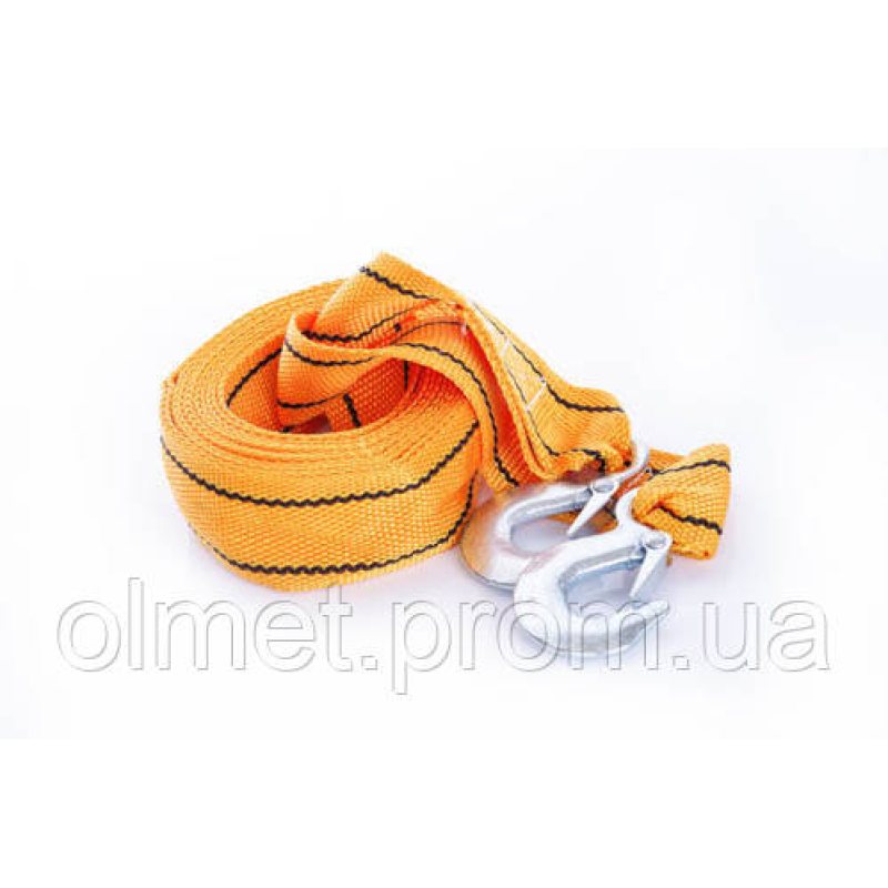 Трос буксирувальний 4.5 м· 50 мм 2 т (гак) (в блістері) СІЛА