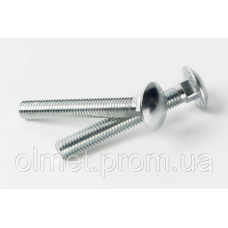 Болт із квадратним підголівником з повною різзю М8*25 DIN 603 кл. пр. 4,8 цинк білий (пач 25 шт.) APRO